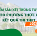 Điểm sàn xét trúng tuyển đại học chính quy đợt 1 năm 2022 theo phương thức xét kết quả kỳ thi tốt nghiệp THPT